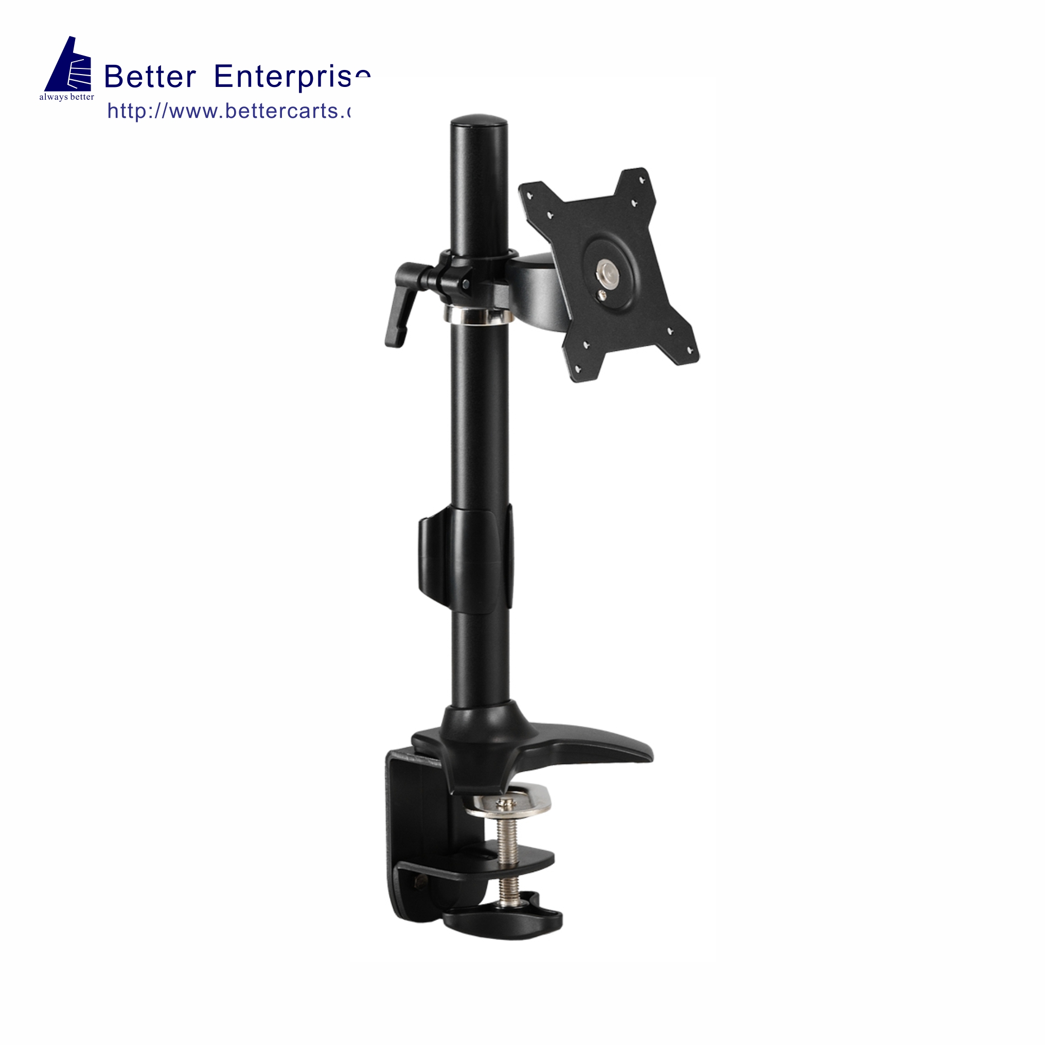 Desk Mount Monitor Pole Stand (Desk Clamp)