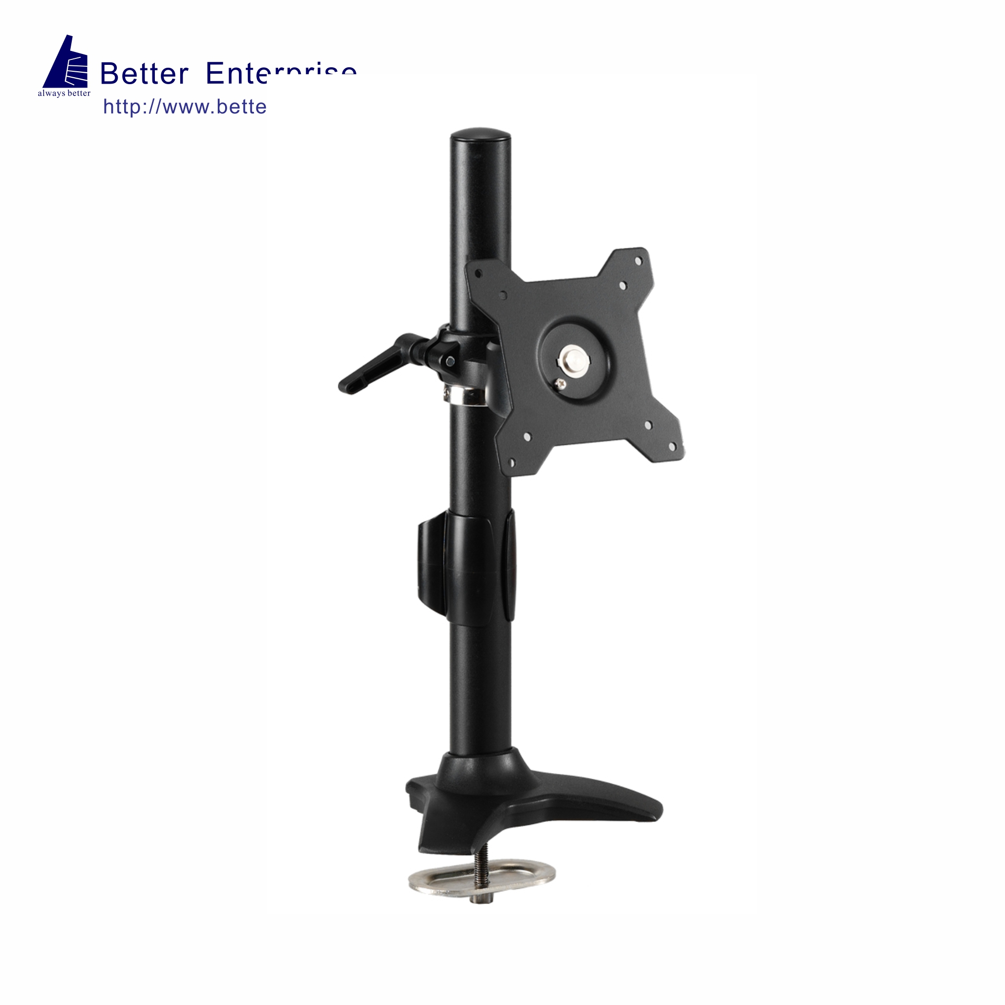 Desk Mount Monitor Pole Stand (Grommet Mount)